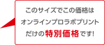 このサイズでこの価格はいオンラインラボプリントだけの特別価格です!